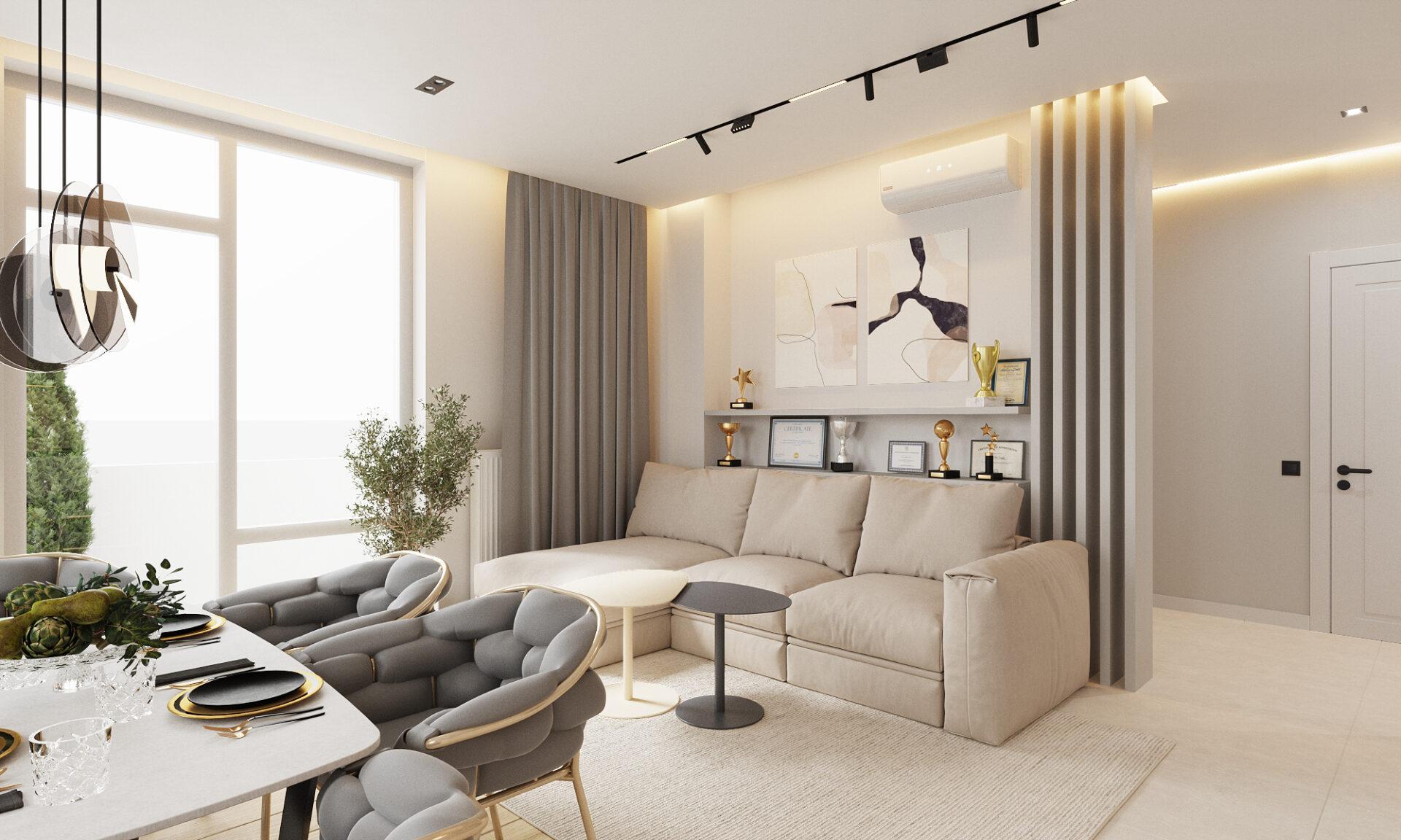 Apartment «AVTORSKYI» 3-room