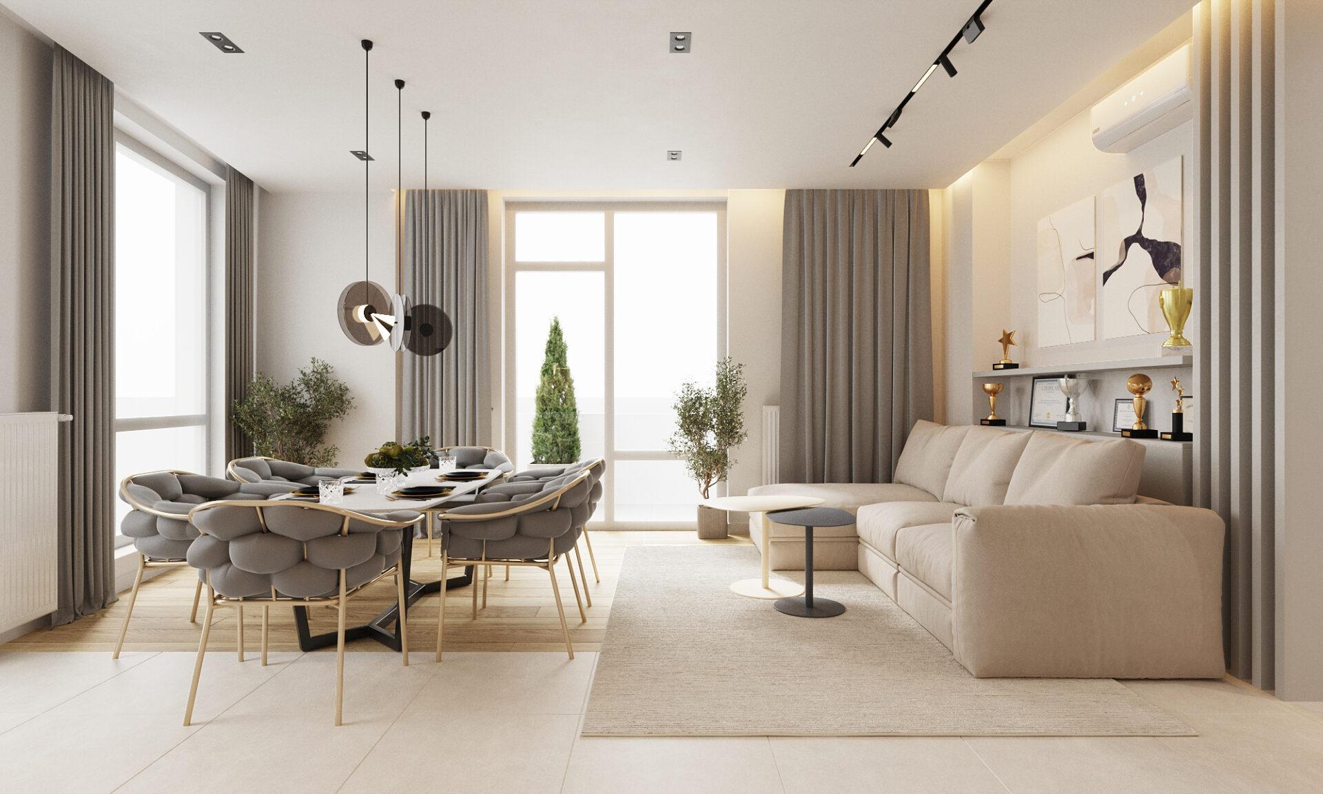 Apartment «AVTORSKYI» 3-room