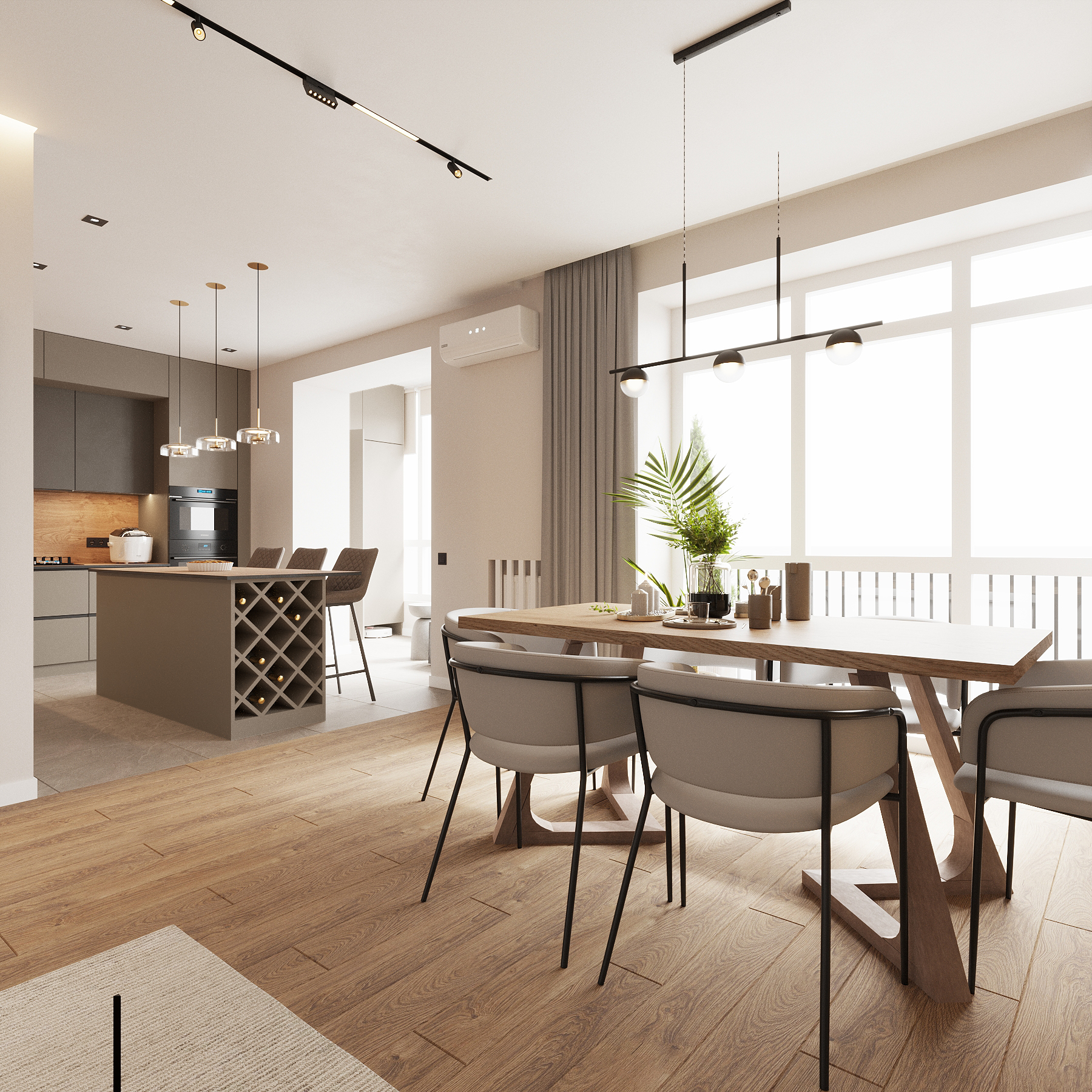 Apartment «KALYNOVA SLOBODA» 3-room